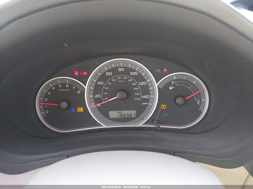 2008 Subaru Impreza VIN JF1GE61618G514132 IAAI salvage auction — RIGHT SIDE, Bill Of Sale (Washington), sold $275 on 2026-07-22 (photo 7)