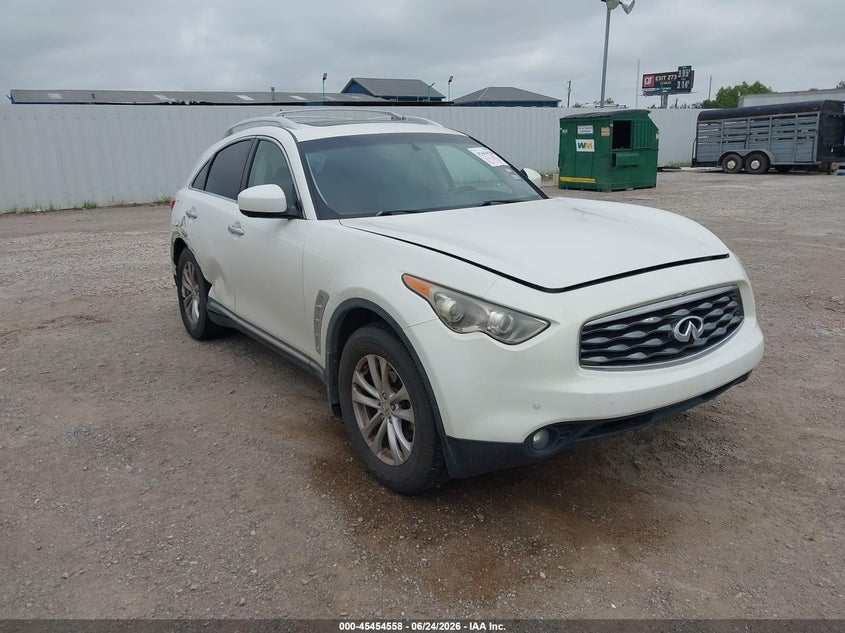 2011 Infiniti Fx35 VIN JN8AS1MW0BM141461 IAAI salvage auction — REAR END, Salvage (Texas), sold $1,225 on 2026-07-22 (photo 1)