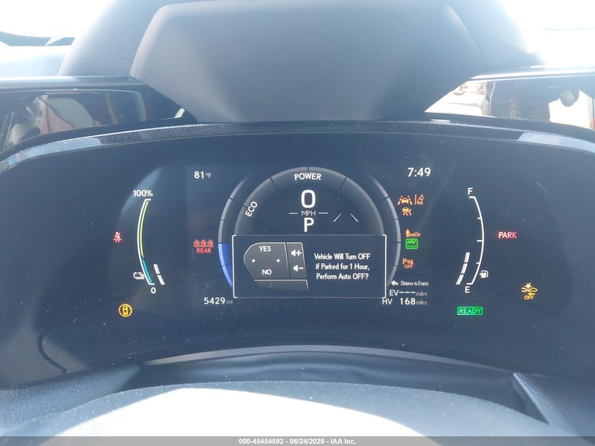 2026 Lexus Nx VIN JTJKKCFZ2T2079669 IAAI salvage auction — FRONT & REAR, Salvage Title, sold $29,100 on 2026-08-24 (photo 7)