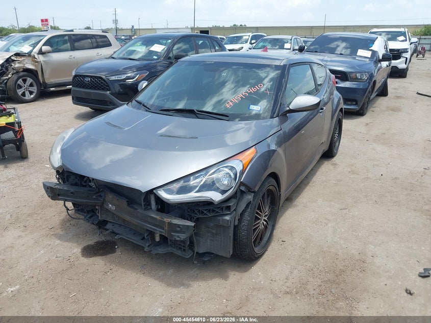 2013 Hyundai Veloster VIN KMHTC6AD3DU146699 IAAI salvage auction — FRONT END, Salvage (Texas), sold $575 on 2026-07-17 (photo 6)