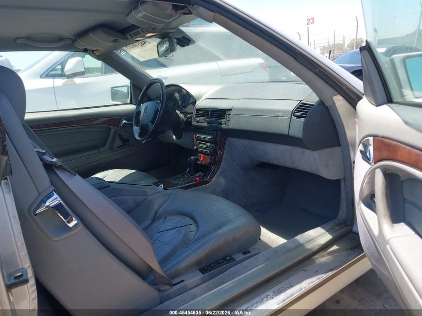 1997 Mercedes-benz Sl-class VIN WDBFA67FXVF141360 IAAI salvage auction — NORMAL WEAR, Clear - Dealer Only (California), sold $25 on 2026-07-29 (photo 5)