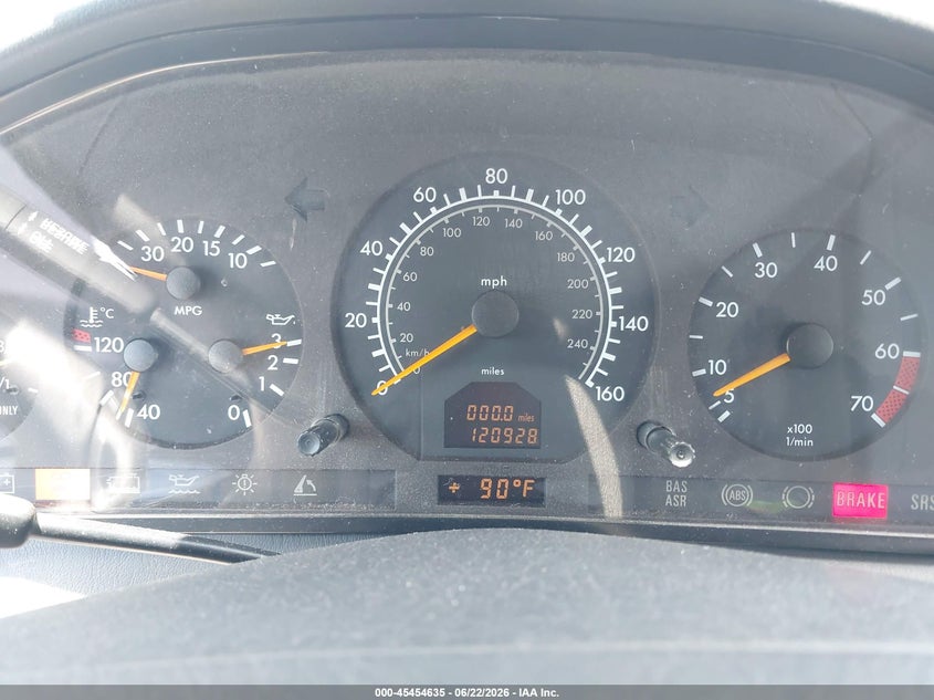 1997 Mercedes-benz Sl-class VIN WDBFA67FXVF141360 IAAI salvage auction — NORMAL WEAR, Clear - Dealer Only (California), sold $25 on 2026-07-29 (photo 7)