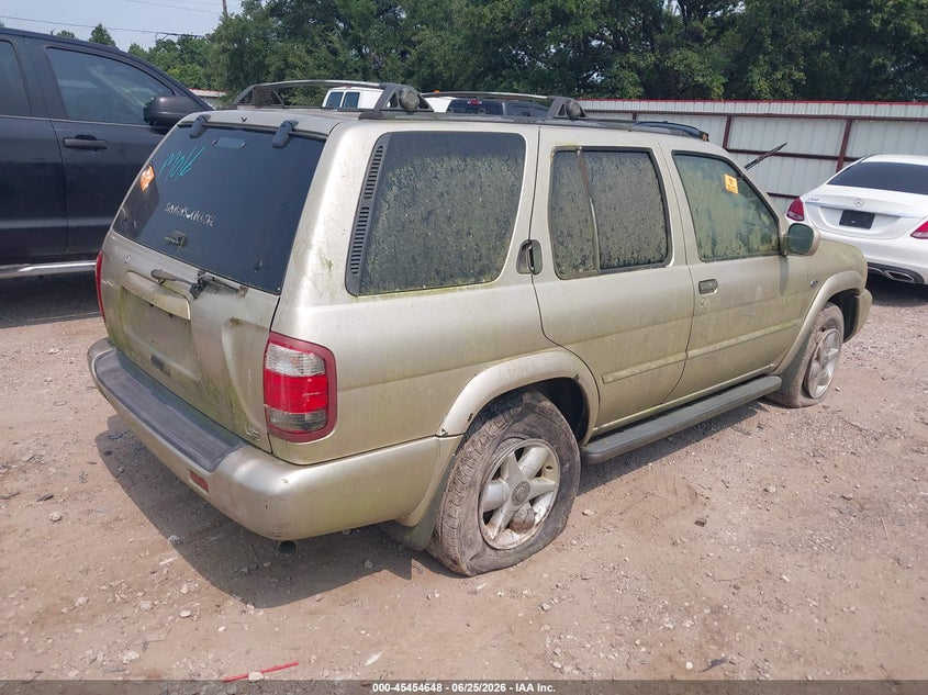 2000 Nissan Pathfinder VIN JN8AR07S5YW434106 IAAI salvage auction — NORMAL WEAR, Original (Texas), sold $125 on 2026-07-09 (photo 4)