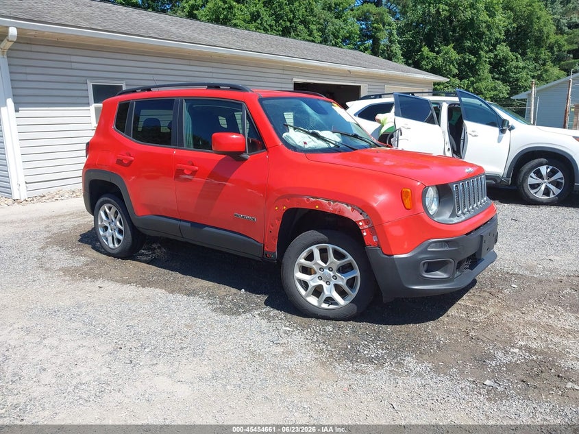 2017 Jeep Renegade VIN ZACCJBBB2HPF47636 IAAI salvage auction — FRONT END, Salvage Title, sold $1,450 on 2026-08-17 (photo 1)