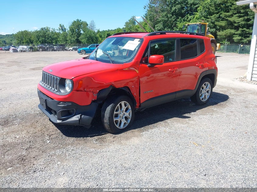 2017 Jeep Renegade VIN ZACCJBBB2HPF47636 IAAI salvage auction — FRONT END, Salvage Title, sold $1,450 on 2026-08-17 (photo 2)