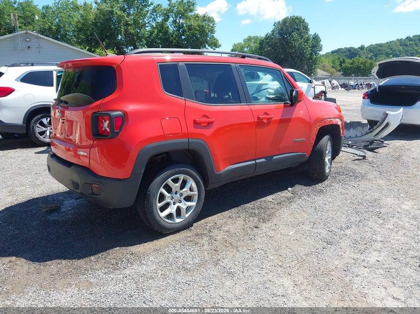 2017 Jeep Renegade VIN ZACCJBBB2HPF47636 IAAI salvage auction — FRONT END, Salvage Title, sold $1,450 on 2026-08-17 (photo 4)