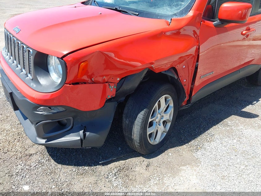 2017 Jeep Renegade VIN ZACCJBBB2HPF47636 IAAI salvage auction — FRONT END, Salvage Title, sold $1,450 on 2026-08-17 (photo 6)