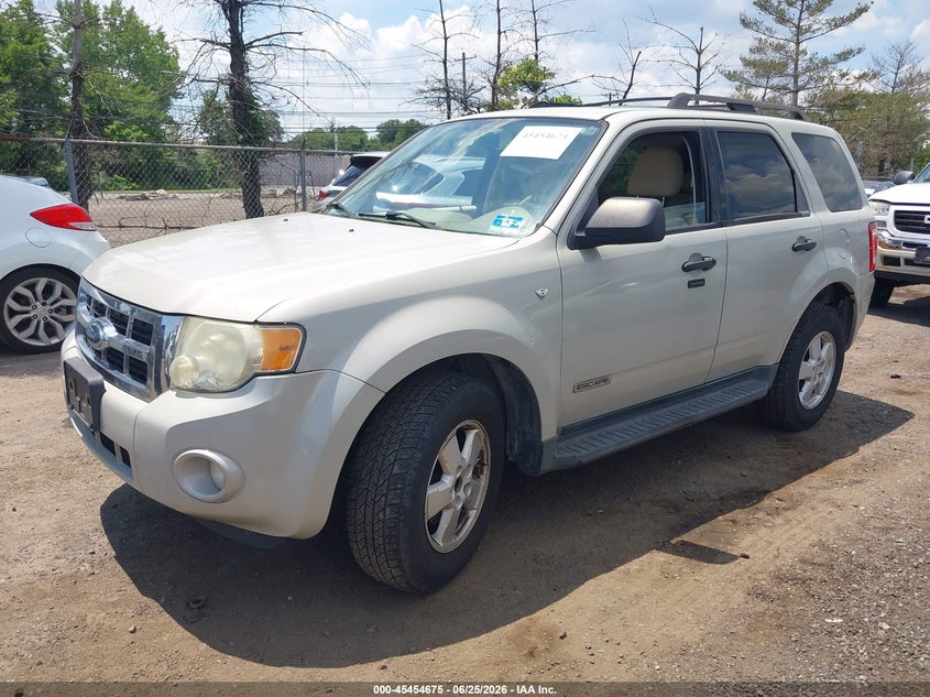 2008 Ford Escape VIN 1FMCU93178KC69781 IAAI salvage auction — NORMAL WEAR, Clear (New Jersey), sold $425 on 2026-07-06 (photo 2)