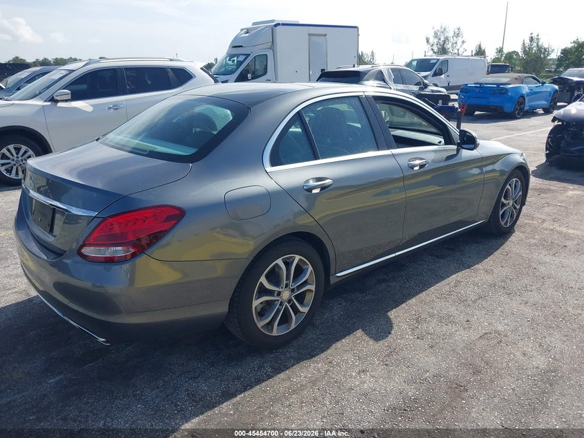 2017 Mercedes-benz C-klasse VIN WDDWF4JB0HR253106 IAAI salvage auction — ELECTRICAL, Clear (Georgia), sold $2,700 on 2026-07-08 (photo 4)