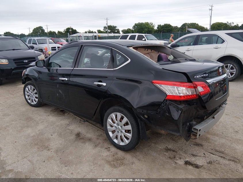 2015 Nissan Sentra VIN 3N1AB7AP8FY247111 IAAI salvage auction — RIGHT FRONT, Salvage (Kansas), sold $350 on 2026-07-24 (photo 3)