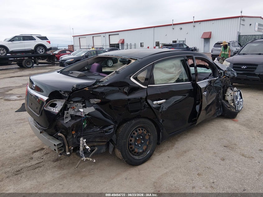2015 Nissan Sentra VIN 3N1AB7AP8FY247111 IAAI salvage auction — RIGHT FRONT, Salvage (Kansas), sold $350 on 2026-07-24 (photo 4)