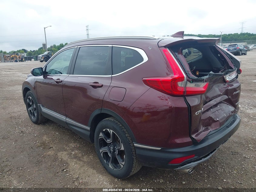 2018 Honda Cr-v VIN 7FARW2H93JE080678 IAAI salvage auction — REAR END, Clear (Wisconsin), sold $11,050 on 2026-07-07 (photo 3)