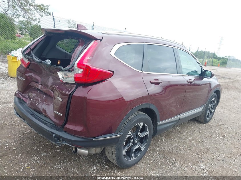 2018 Honda Cr-v VIN 7FARW2H93JE080678 IAAI salvage auction — REAR END, Clear (Wisconsin), sold $11,050 on 2026-07-07 (photo 4)