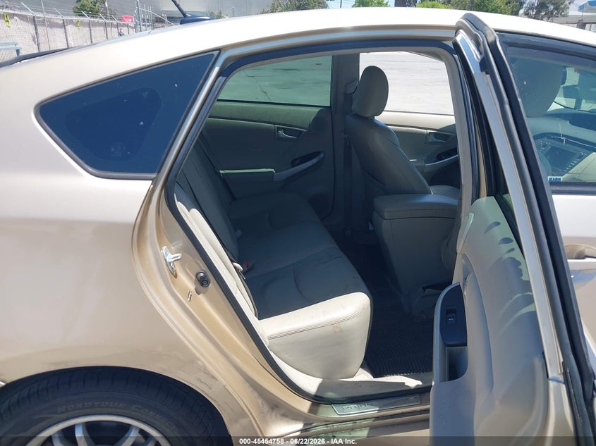 2010 Toyota Prius VIN JTDKN3DU9A1006979 IAAI salvage auction — NORMAL WEAR, Salvage (California), sold $950 on 2026-07-29 (photo 8)