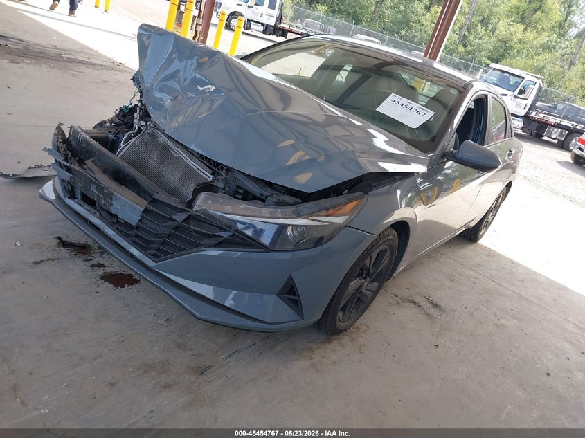 2021 Hyundai Elantra VIN KMHLM4AG0MU072735 IAAI salvage auction — RIGHT FRONT, Bill Of Sale (Washington), sold $1,600 on 2026-07-11 (photo 2)
