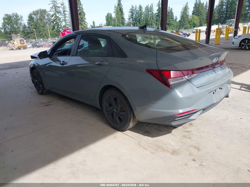 2021 Hyundai Elantra VIN KMHLM4AG0MU072735 IAAI salvage auction — RIGHT FRONT, Bill Of Sale (Washington), sold $1,600 on 2026-07-11 (photo 3)