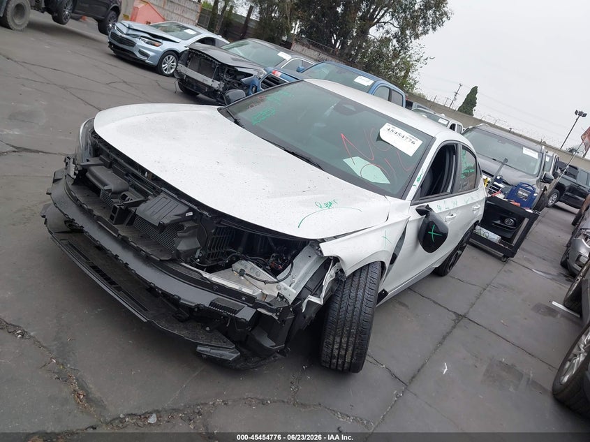 2026 Honda Civic VIN 19XFL2H89TE016815 IAAI salvage auction — LEFT SIDE, Salvage Title, sold $7,500 on 2026-07-25 (photo 2)