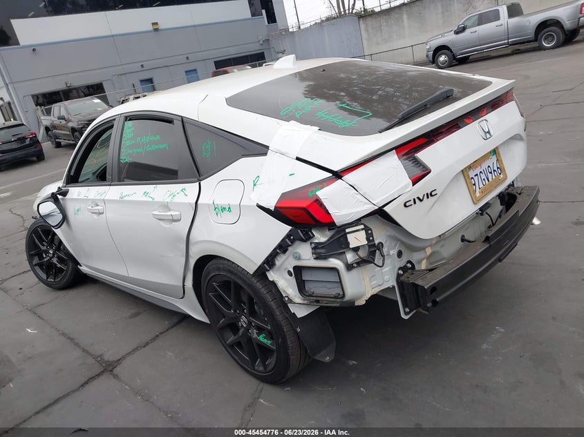 2026 Honda Civic VIN 19XFL2H89TE016815 IAAI salvage auction — LEFT SIDE, Salvage Title, sold $7,500 on 2026-07-25 (photo 3)