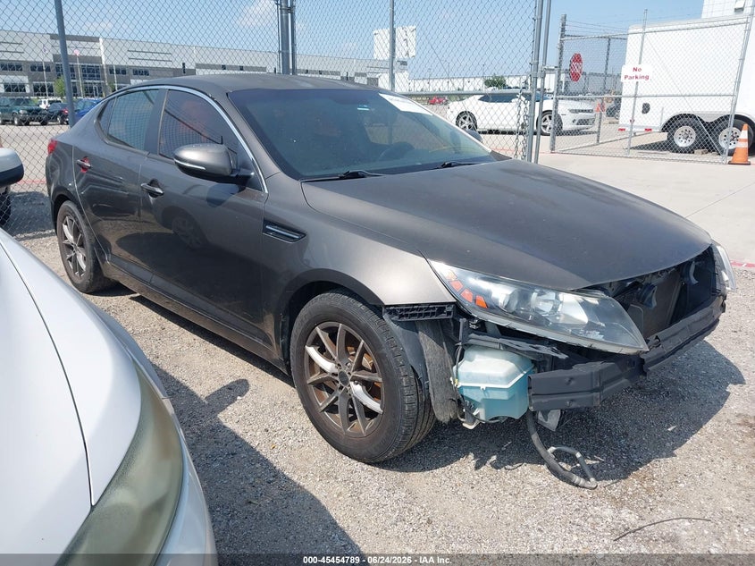 2011 Kia Optima VIN KNAGM4A76B5145293 IAAI salvage auction — FRONT END, Original (Texas), sold $475 on 2026-07-07 (photo 1)
