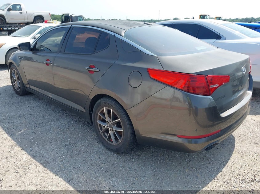2011 Kia Optima VIN KNAGM4A76B5145293 IAAI salvage auction — FRONT END, Original (Texas), sold $475 on 2026-07-07 (photo 3)