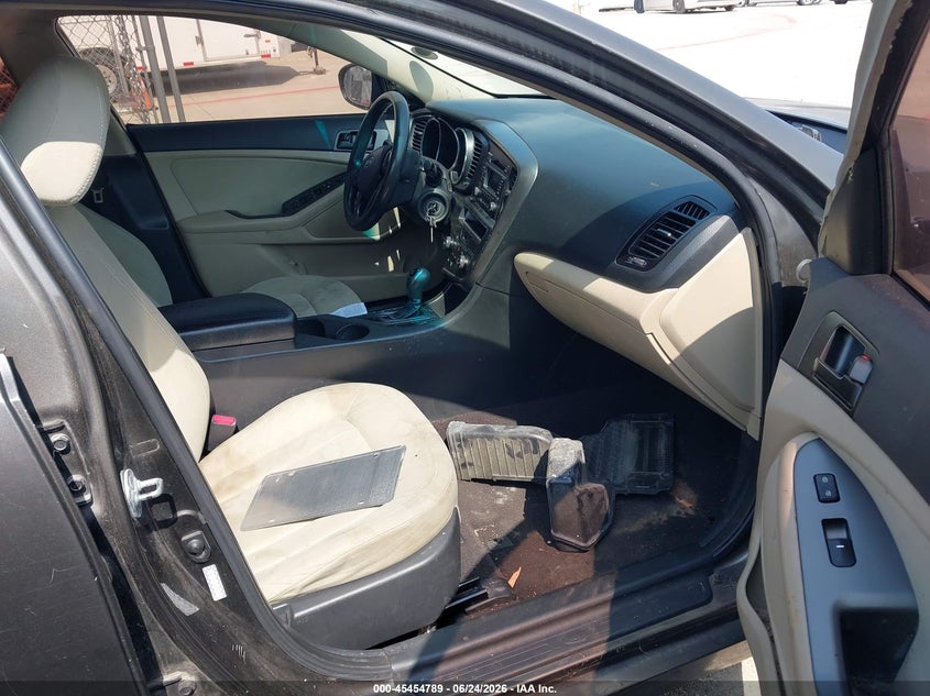 2011 Kia Optima VIN KNAGM4A76B5145293 IAAI salvage auction — FRONT END, Original (Texas), sold $475 on 2026-07-07 (photo 5)