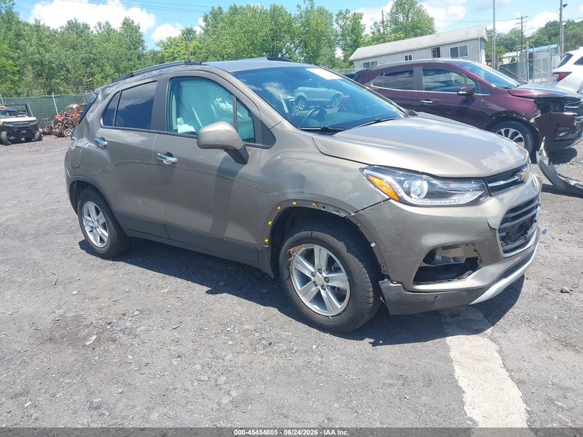 2021 Chevrolet Trax VIN KL7CJPSB0MB357557 IAAI salvage auction — FRONT & REAR, Salvage Title, sold $2,300 on 2026-07-28 (photo 1)