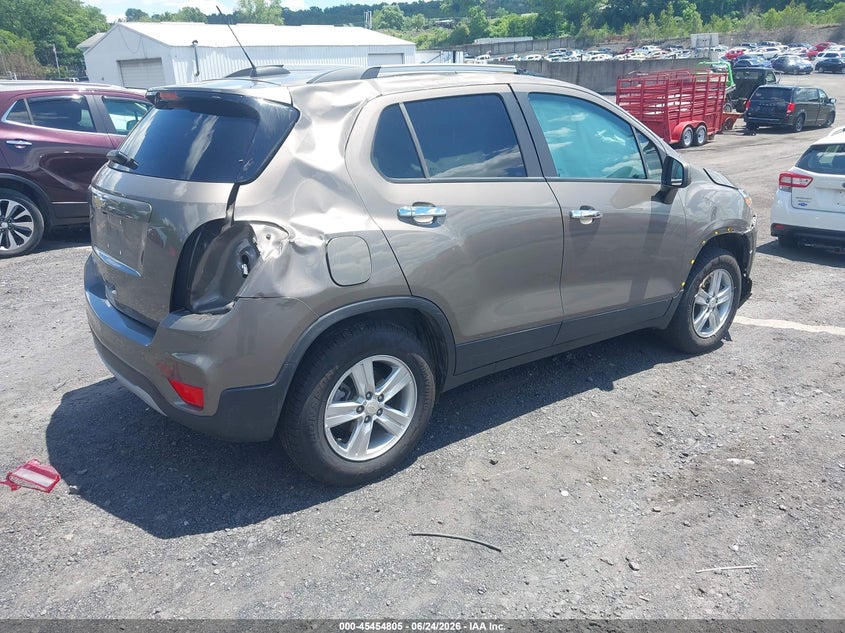 2021 Chevrolet Trax VIN KL7CJPSB0MB357557 IAAI salvage auction — FRONT & REAR, Salvage Title, sold $2,300 on 2026-07-28 (photo 4)
