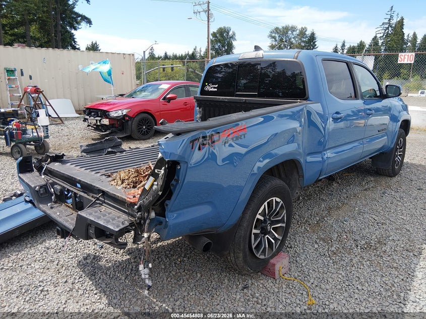 2019 Toyota Tacoma VIN 5TFDZ5BN0KX043227 IAAI salvage auction — REAR END, Bill Of Sale (Washington), sold $13,100 on 2026-07-16 (photo 4)