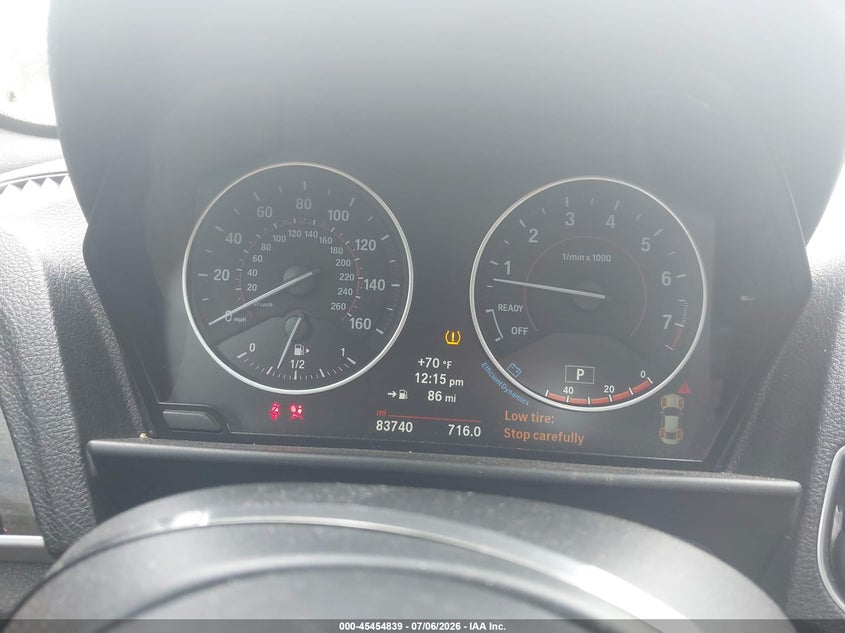 2017 BMW 2er VIN WBA2G3C30HV641415 IAAI salvage auction — FRONT END, Salvage (Massachusetts), sold $8,400 on 2026-08-13 (photo 7)