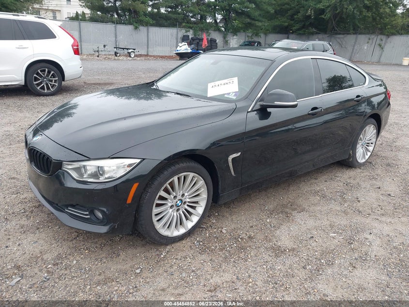 2015 BMW 4er VIN WBA4C9C51FD331883 IAAI salvage auction — NORMAL WEAR, Clear (New Jersey), sold $1,000 on 2026-07-28 (photo 2)