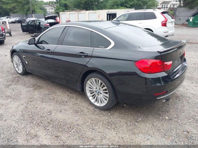 2015 BMW 4er VIN WBA4C9C51FD331883 IAAI salvage auction — NORMAL WEAR, Clear (New Jersey), sold $1,000 on 2026-07-28 (photo 3)