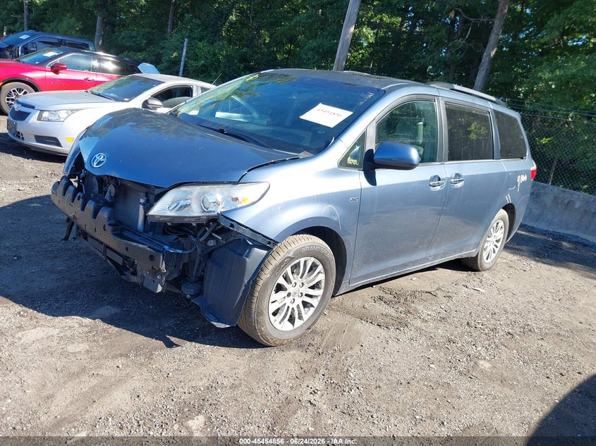2016 Toyota Sienna VIN 5TDDK3DC8GS145120 IAAI salvage auction — FRONT END, Salvage Title, sold $4,975 on 2026-07-24 (photo 2)