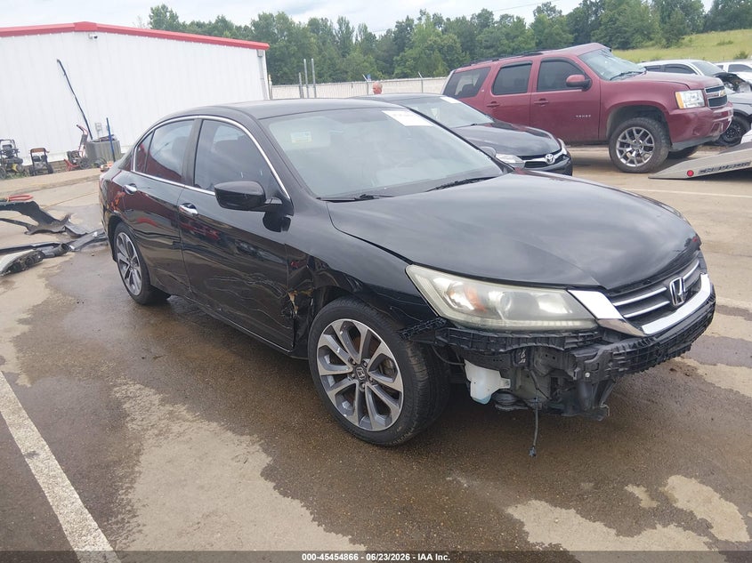 2014 Honda Accord VIN 1HGCR2F5XEA104497 IAAI salvage auction — FRONT END, Salvage (Mississippi), sold $2,250 on 2026-07-12 (photo 1)