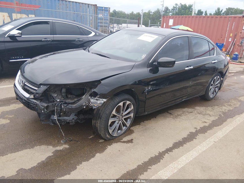 2014 Honda Accord VIN 1HGCR2F5XEA104497 IAAI salvage auction — FRONT END, Salvage (Mississippi), sold $2,250 on 2026-07-12 (photo 2)