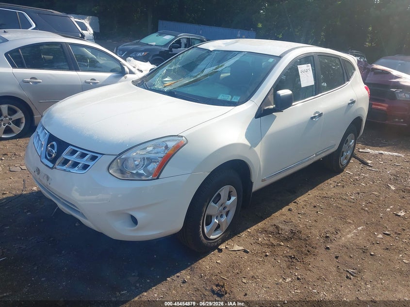 2013 Nissan Rogue VIN JN8AS5MT5DW545506 IAAI salvage auction — STORM DAMAGE, Mv-907A (New York), sold $425 on 2026-07-07 (photo 2)