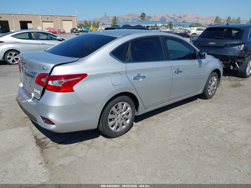 2017 Nissan Sentra VIN 3N1AB7AP5HY348660 IAAI salvage auction — REAR END, Salvage Title, sold $1,550 on 2026-07-19 (photo 4)