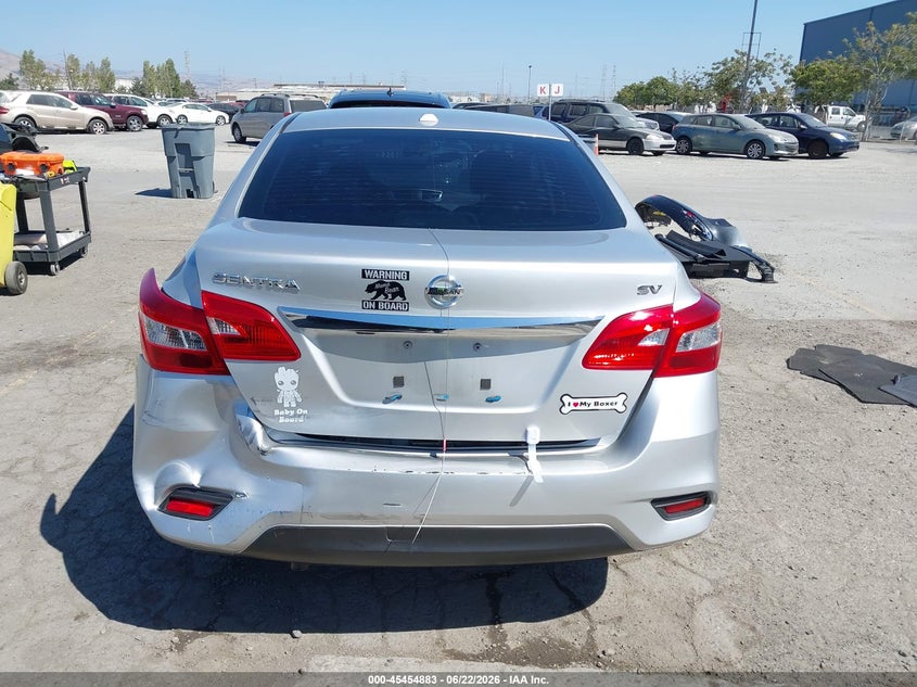 2017 Nissan Sentra VIN 3N1AB7AP5HY348660 IAAI salvage auction — REAR END, Salvage Title, sold $1,550 on 2026-07-19 (photo 6)