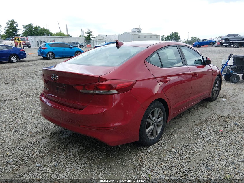 2017 Hyundai Elantra VIN KMHD84LF4HU141378 IAAI salvage auction — NORMAL WEAR, Original (Ohio), sold $525 on 2026-07-21 (photo 4)
