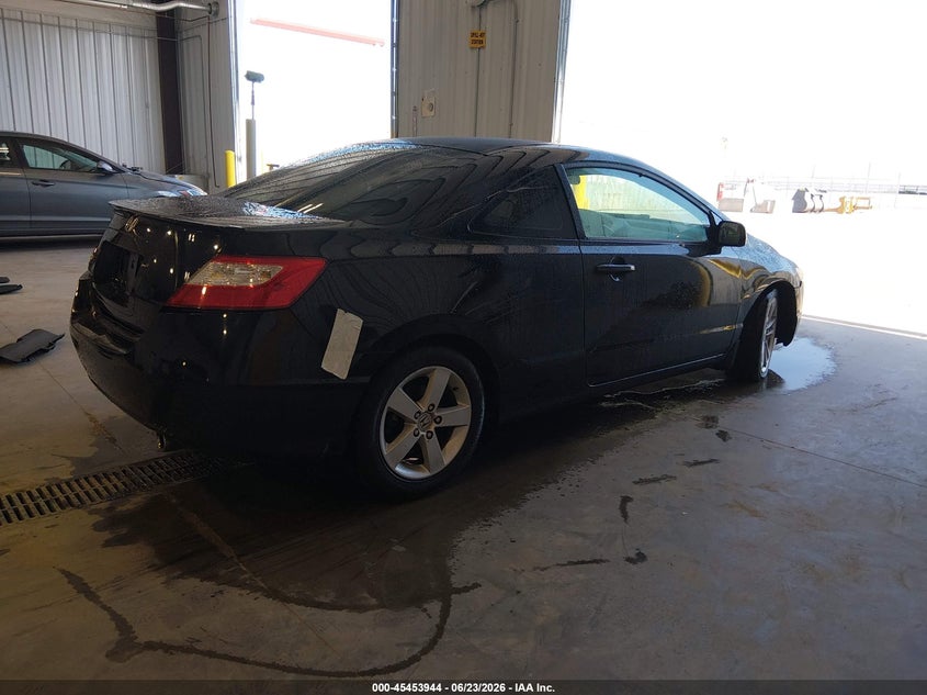 2007 Honda Civic VIN 2HGFG12887H508593 IAAI salvage auction — REAR END, Salvage (Utah), sold $350 on 2026-07-09 (photo 4)