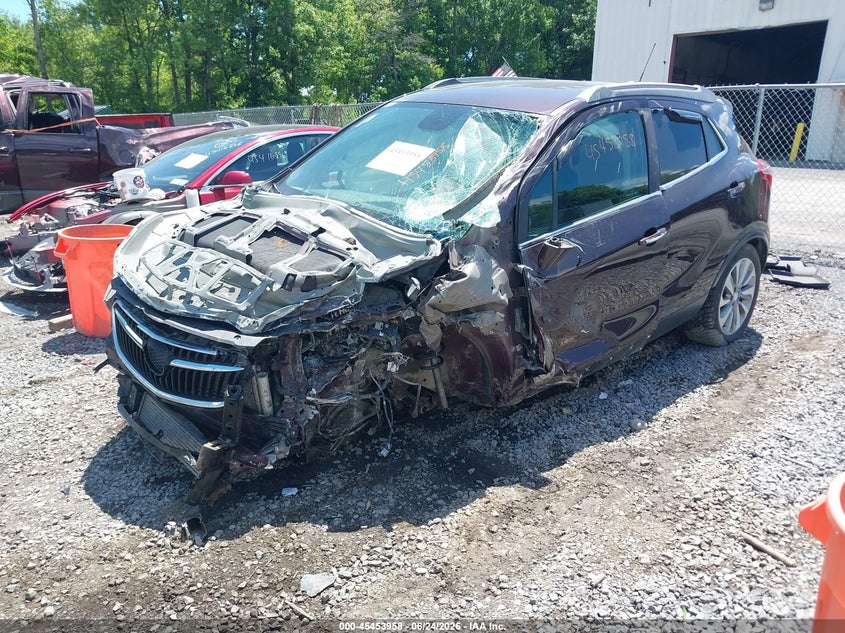 2017 Buick Encore VIN KL4CJESB1HB182047 IAAI salvage auction — FRONT END, Salvage Title, sold $200 on 2026-07-14 (photo 2)