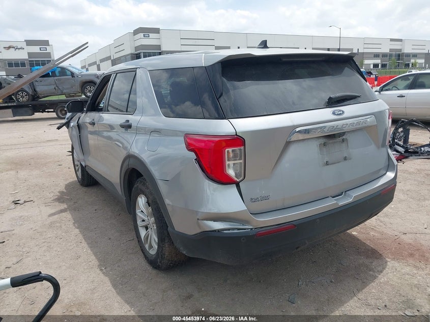 2021 Ford Explorer VIN 1FMSK7BH6MGB43509 IAAI salvage auction — FRONT END, Salvage Title, sold $1,850 on 2026-08-01 (photo 3)