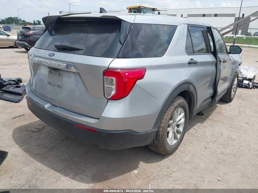 2021 Ford Explorer VIN 1FMSK7BH6MGB43509 IAAI salvage auction — FRONT END, Salvage Title, sold $1,850 on 2026-08-01 (photo 4)