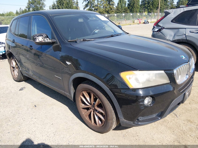 2014 BMW X3 VIN 5UXWX9C59E0D34831 IAAI salvage auction — RIGHT SIDE, Bill Of Sale (Washington), sold $875 on 2026-07-08 (photo 1)