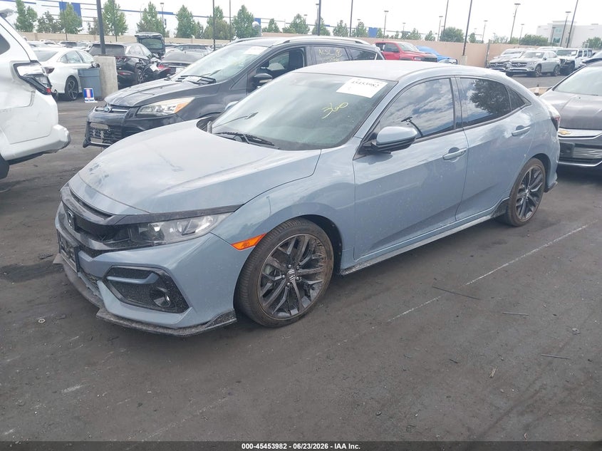 2020 Honda Civic VIN SHHFK7H43LU414124 IAAI salvage auction — THEFT, Salvage Title, sold $8,700 on 2026-07-17 (photo 2)