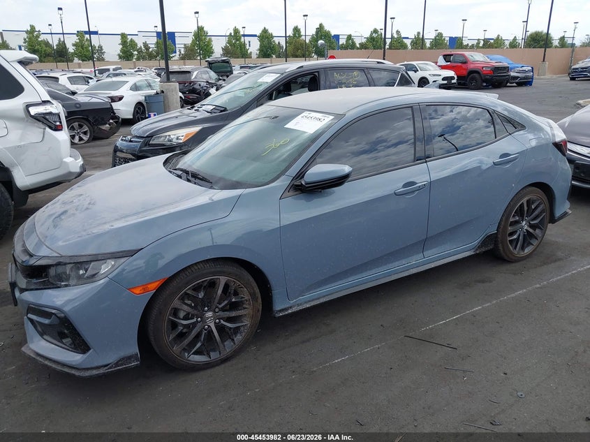 2020 Honda Civic VIN SHHFK7H43LU414124 IAAI salvage auction — THEFT, Salvage Title, sold $8,700 on 2026-07-17 (photo 6)