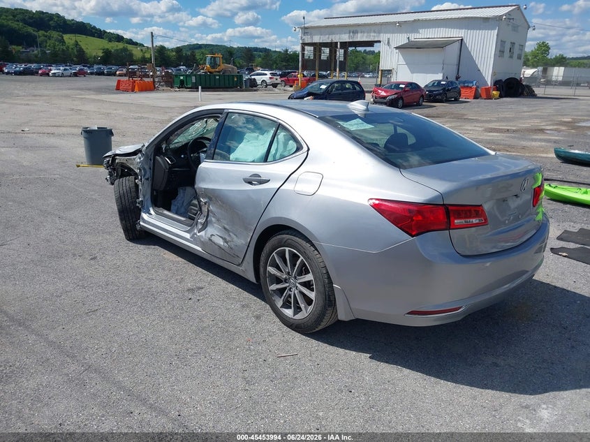 2019 Acura Tlx VIN 19UUB1F34KA000052 IAAI salvage auction — SIDE, Salvage Title, sold $925 on 2026-08-02 (photo 3)