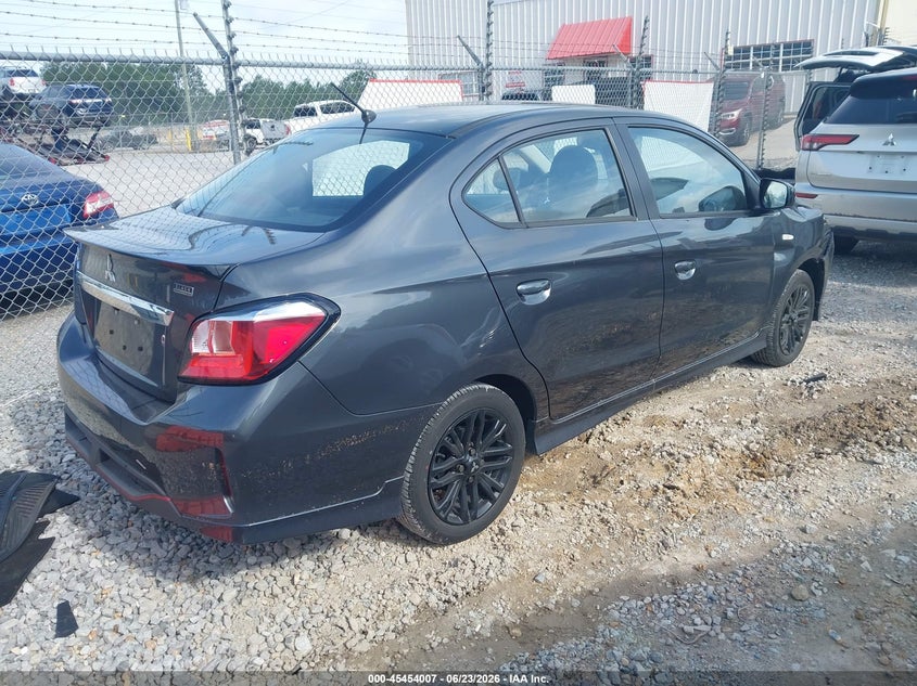 2024 Mitsubishi Mirage VIN ML32FUFJ4RHF14436 IAAI salvage auction — WATER/FLOOD, Salvage Title, sold $0 on 2026-09-27 (photo 4)