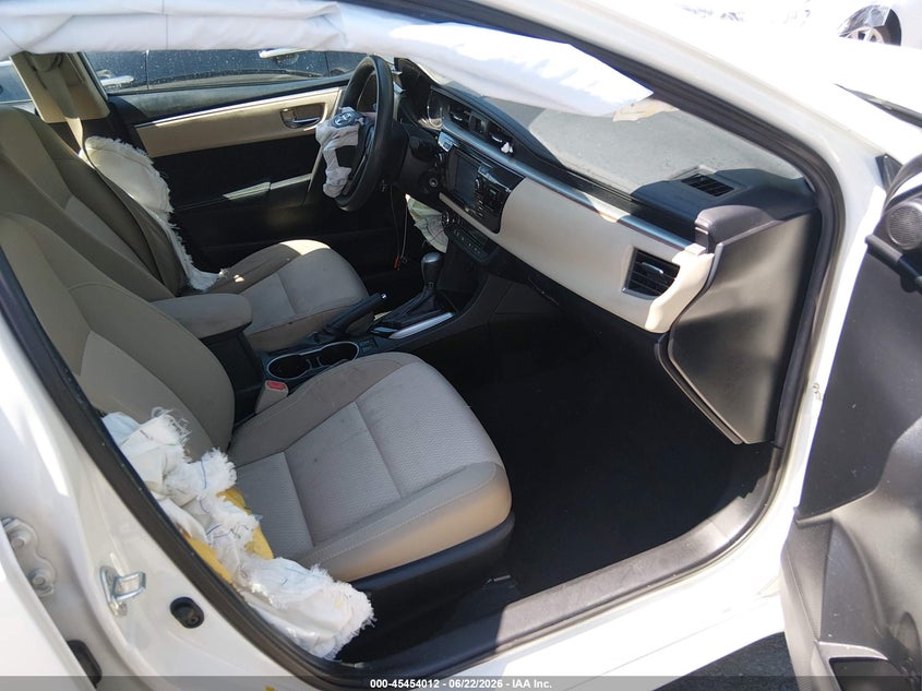 2014 Toyota Corolla VIN 5YFBPRHE8EP160343 IAAI salvage auction — FRONT END, Salvage Title, sold $1,325 on 2026-07-30 (photo 5)