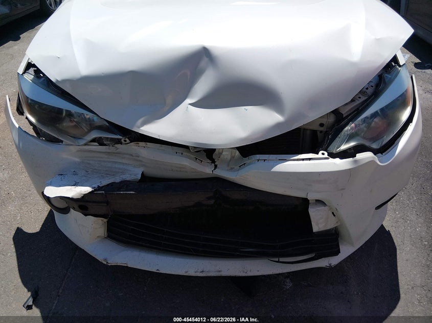 2014 Toyota Corolla VIN 5YFBPRHE8EP160343 IAAI salvage auction — FRONT END, Salvage Title, sold $1,325 on 2026-07-30 (photo 6)