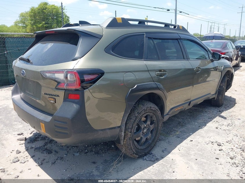 2025 Subaru Outback VIN 4S4BTGUD5S3168395 IAAI salvage auction — FRONT END, Salvage Title, sold $8,600 on 2026-07-29 (photo 4)